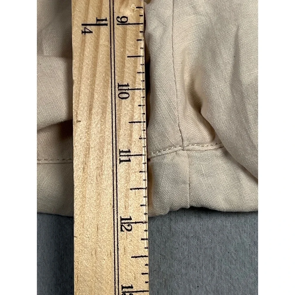 Faherty Brand Men's‎ Beige Linen Cotton Blend Chino Shorts Size 38